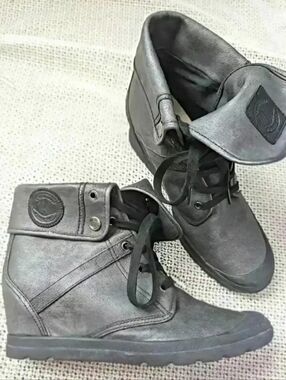 Palladium Ecuador Wedge Great Combat Boots size 10